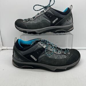 Asolo Pipe Shoes Womens 8.5 GV GTX Waterproof Vibram Soles Hiking Climb Gray